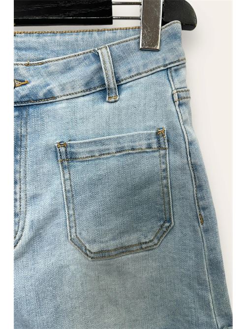 Shorts di jeans con tasche davanti LOVEme | TD-12886/Blue Jeans
